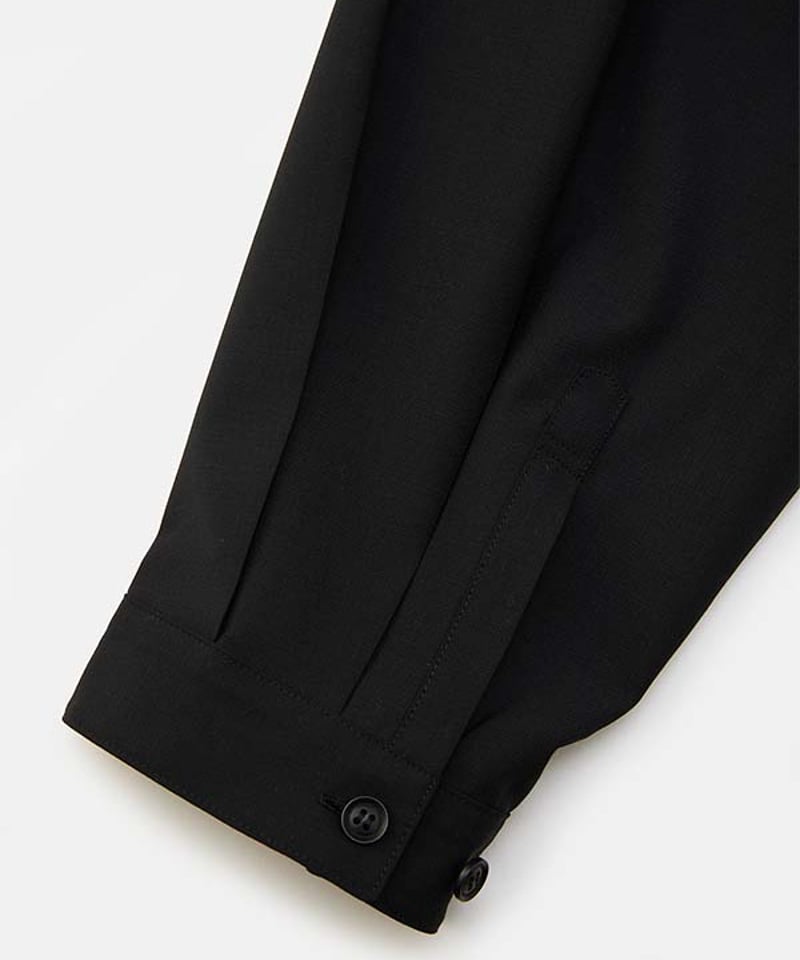 DIGAWEL ウールポリエステル Baseball shirt Black