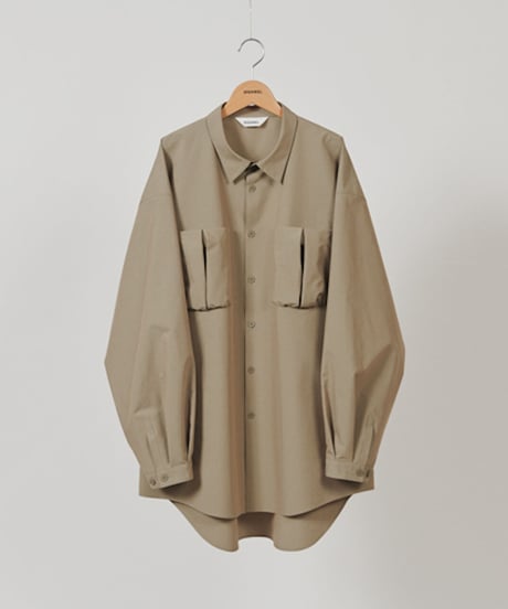 DIGAWEL  Big PK Oversized Shirt【GREIGE】