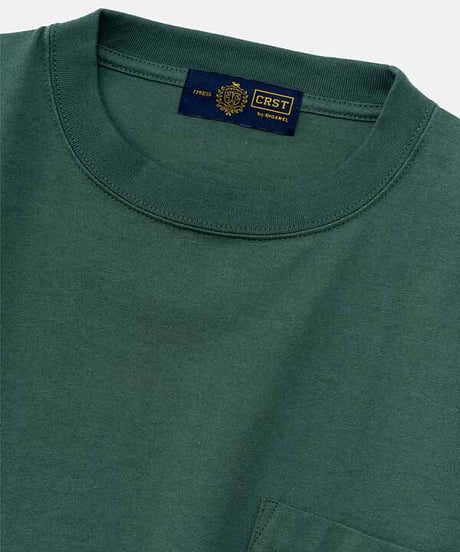 DIGAWEL × J.PRESS「CRST」CRST Pocket Long Sleeve Tshirts【GREEN】