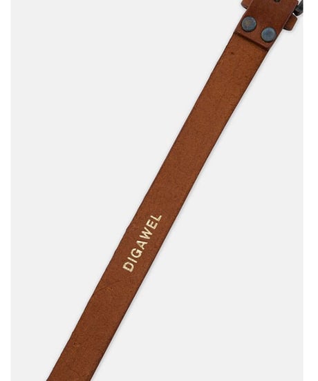DIGAWEL  LEATHER BELT【BROWN】