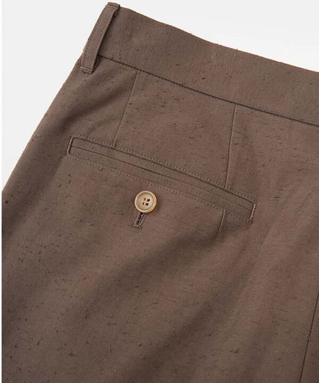 DIGAWEL  2 Tuck Tapered Pants【BROWN】