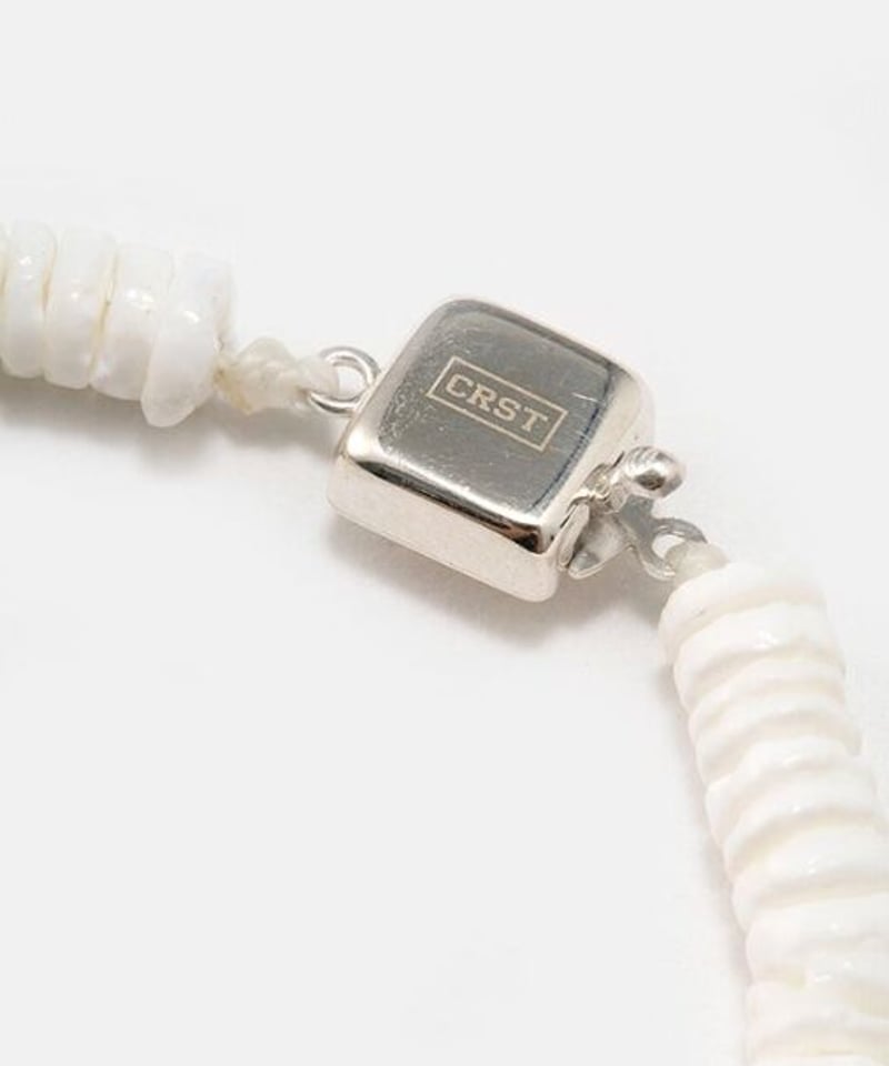 DIGAWEL × J.PRESS「CRST」 White Shell Bracelet |