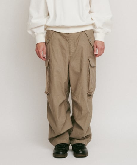 DIGAWEL Field cargo pants (garment dye)【SAGE】
