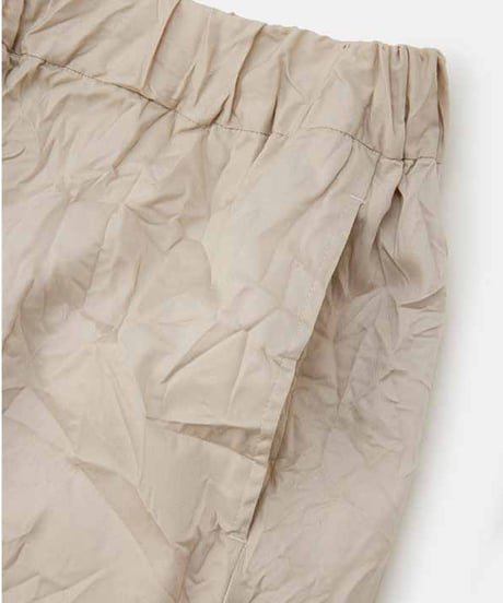 DIGAWEL  Wide lounge pants (crease finish)【SAND BEIGE】