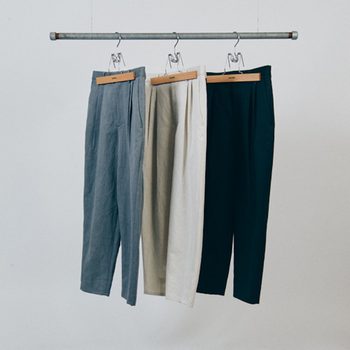 DIGAWEL 2Tuck Tapered Pants【BLACK】 | welles