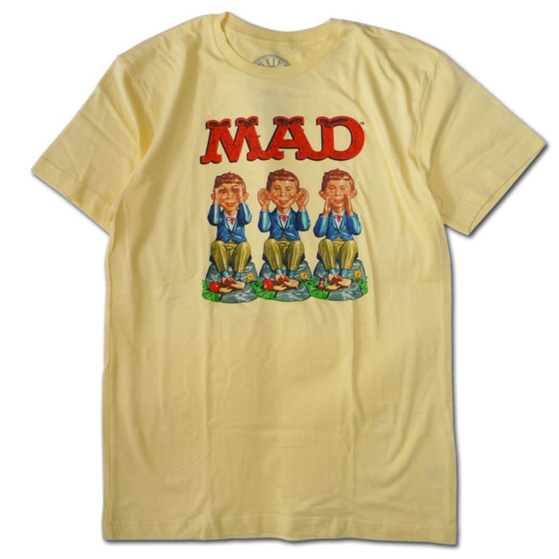 MAD MAGAZINE SEE HEAR SPEAK ALFRED TEE | HESHDAWGZ