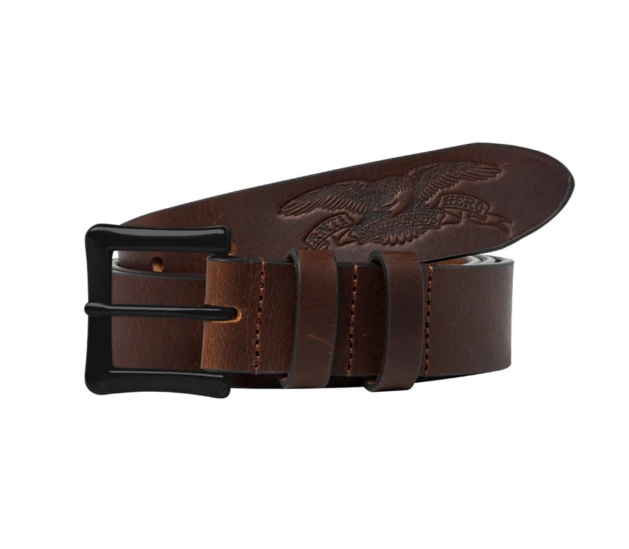 ANTI HERO SKATEBOARDS レザー　ベルト　イーグル　バックル ANTI HERO BASIC EAGLE LEATHER BELT | HESHDAWGZ