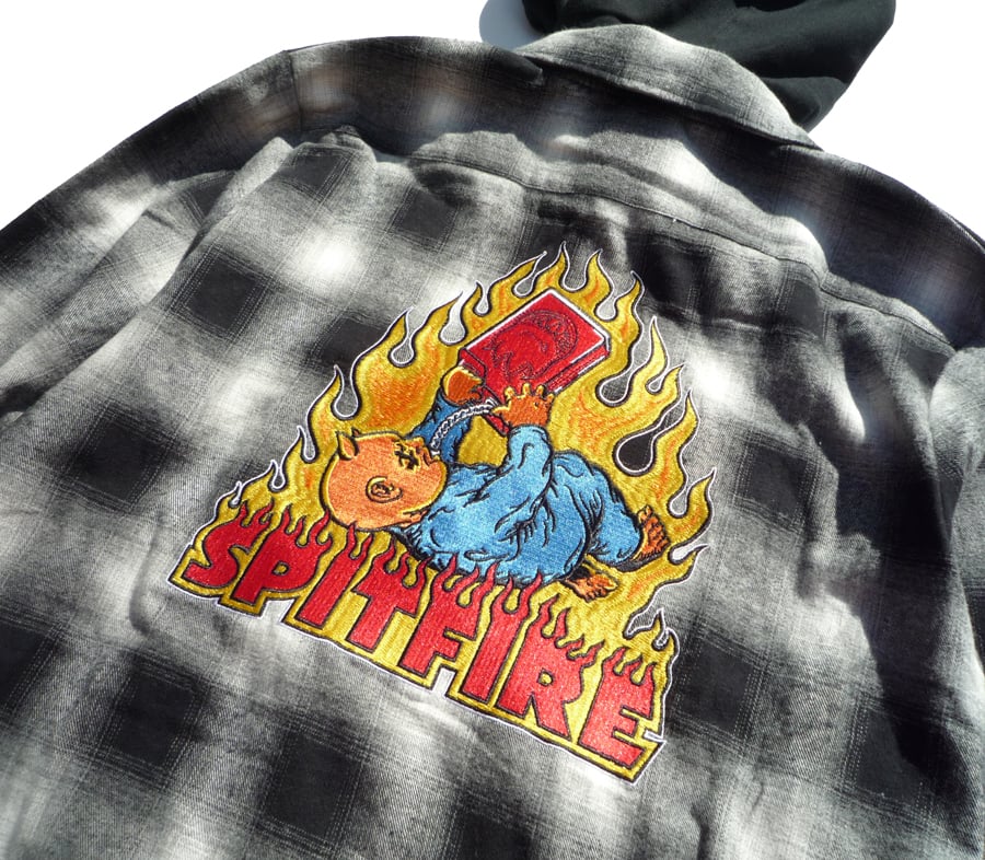 SPITFIRE DEMONSEED HOODED FLANNEL SHIRT | HESHD