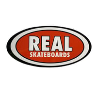 REAL OVAL STICKER