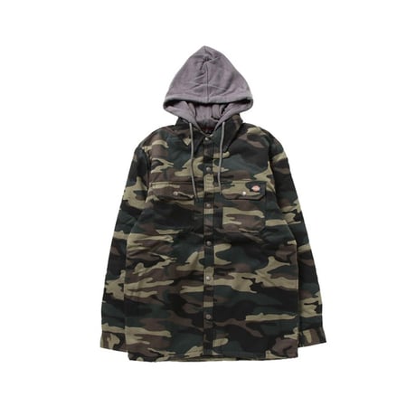 SALE! セール! DICKIES SKATEBOARDING FLEECE HOODED CAMO JACKET