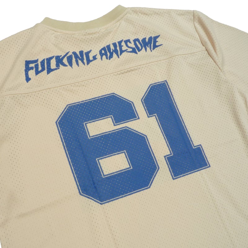 【即完売デザイン】ファッキンオーサム　胸刺繍ロゴ　トリコロール　裏起毛XL FUCKING AWESOME ⁡ Stamp Logo Practice Jersey ⁡ 177cm SIZE