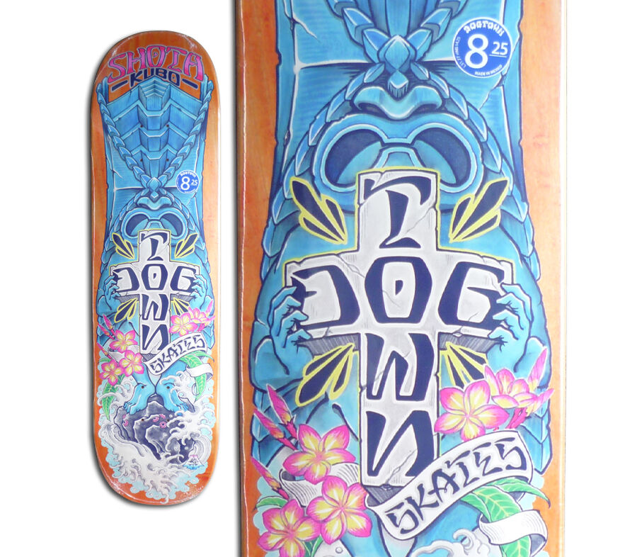 新品未使用 DOGTOWN GONZ スケート プルパーカー　SK8 スケボー DOGTOWN SHOTA KUBO ROOTS STREET DECK (8.25 x 32