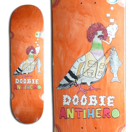 ANTI HERO DOOBIE PIGEON VISION POROUS WALKER DECK (8.75 x 32.5inch)