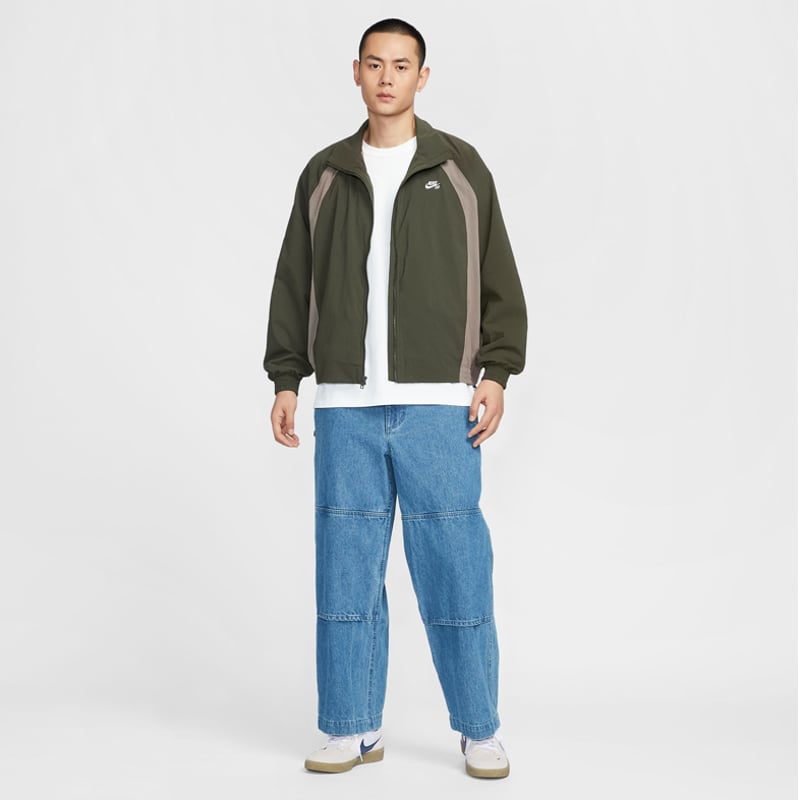 NIKE SB ジャケット　即完品 NIKE】NIKE SB FULL-ZIP WOVEN JACKET (Black/Whit