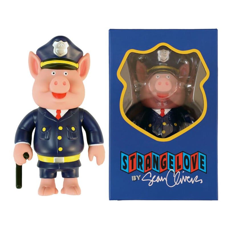 strange love メイド in スペイン STRANGELOVE PIG SERGENT VINYL TOY | HESHDAWGZ