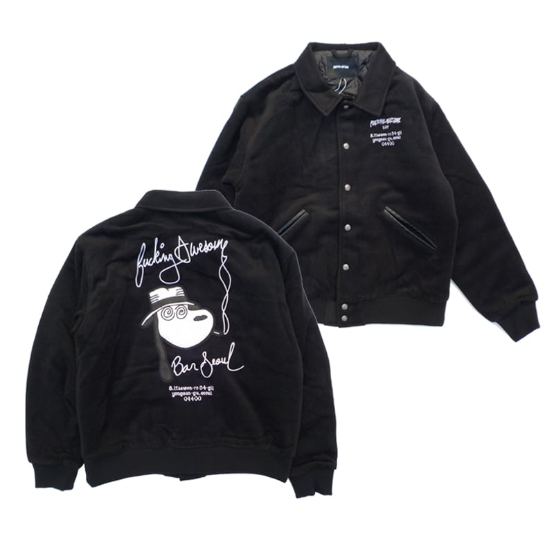 FUCKING AWESOME KOREA BAR VARSITY JACKET | HESH
