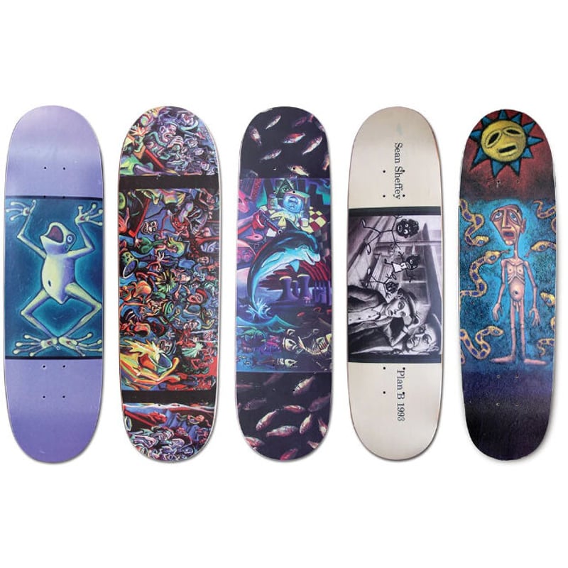 スケートボード STRANGELOVE SKATEBOARDS PANDA DECK & TOY StrangeLove Valentines Day Panda Skateboard 8.25 Deck *blue