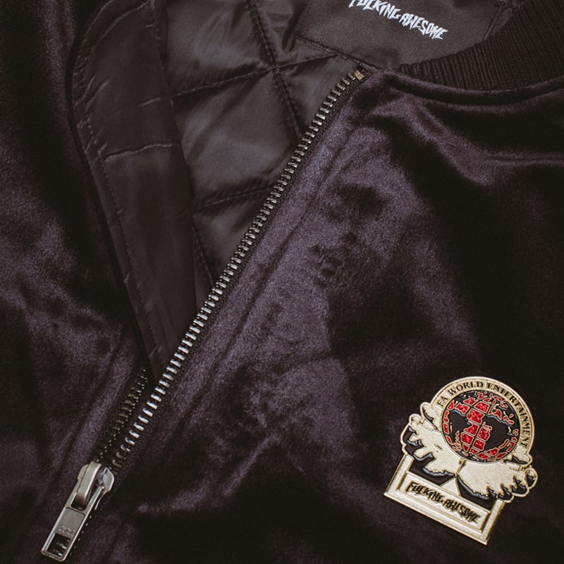 FUCKING AWESOME VELOUR BOMBER JACKET | HESHDAWGZ FUCKING AWESOME VELOUR BOMBER JACKET | HESHDAWGZ