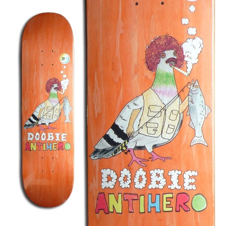 ANTI HERO DOOBIE PIGEON VISION POROUS WALKER DECK (8.25 x 32inch)