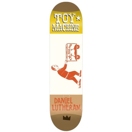 TOY MACHINE x MARGARET KILGALLEN DANIEL LUTHERAN DECK  (8.38 x 32inch)