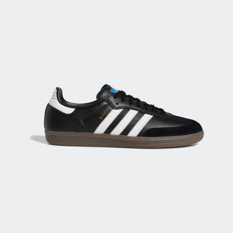 ADIDAS SKATEBOARDING SAMBA ADV SHOES / CORE BLA...