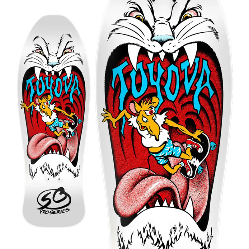 SANTACRUZ TOYODAモデル　オリジナル　デッキ　デッドストック SANTA CRUZ MITSUGU TOYODA REISSUE DECK (10.35 x