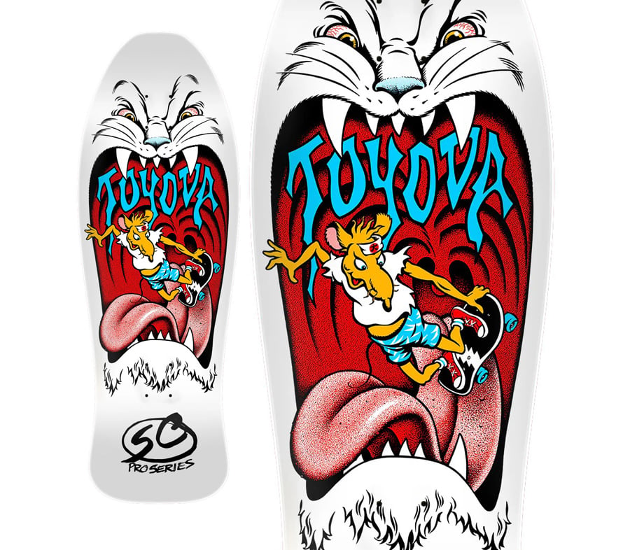 SANTACRUZ TOYODAモデル　オリジナル　デッキ　デッドストック SANTA CRUZ MITSUGU TOYODA REISSUE DECK (10.35 x