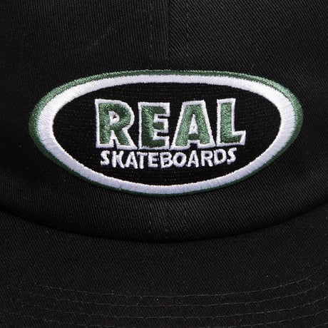 REAL OVAL EMBROIDERED STRAPBACK HAT