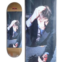 HEATED WHEEL SLAM TIME DECK BLACK STAIN (9.6 x