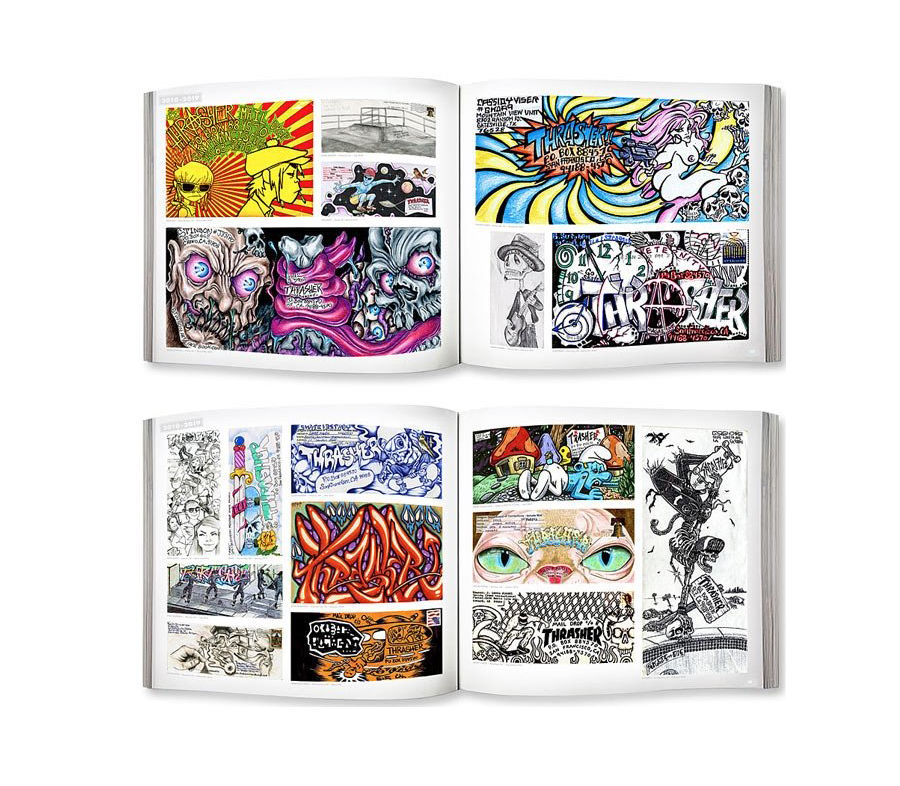 THRASHER - THRASHER MAIL DROP BOOK スラッシャーマガジン Thrasher Magazine - Thrasher Mail Drop: 38 Years of Envelope Art