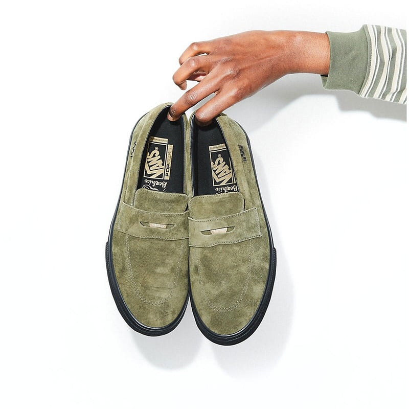 靴 VANS SKATE STYLE 53 BEATRICE DOMOND 27cm Vans Skate Style 53 by Beatrice Domond (Dark Olive)