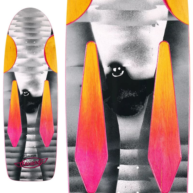 スケートボード krooked evilbeamer KROOKED PURE EVIL BIRD BEAMER 2 DECK (10.75 x 3
