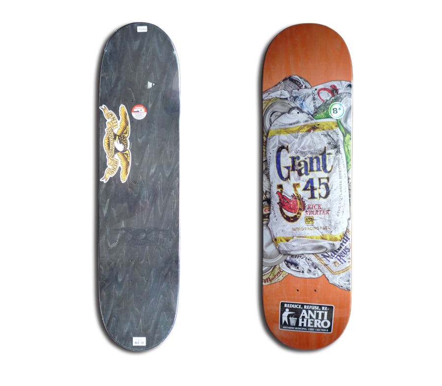 ANTI HERO GRANT TAYLOR REFUSE DECK (8.4 x 32inc