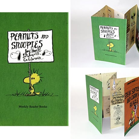 JAY HOWELL PEANUTS AND SNOOPIES FOLD OUT ART ZINE