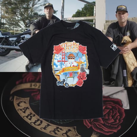 DERBY x JOHN CARDIEL LIMITED TEE BLACK
