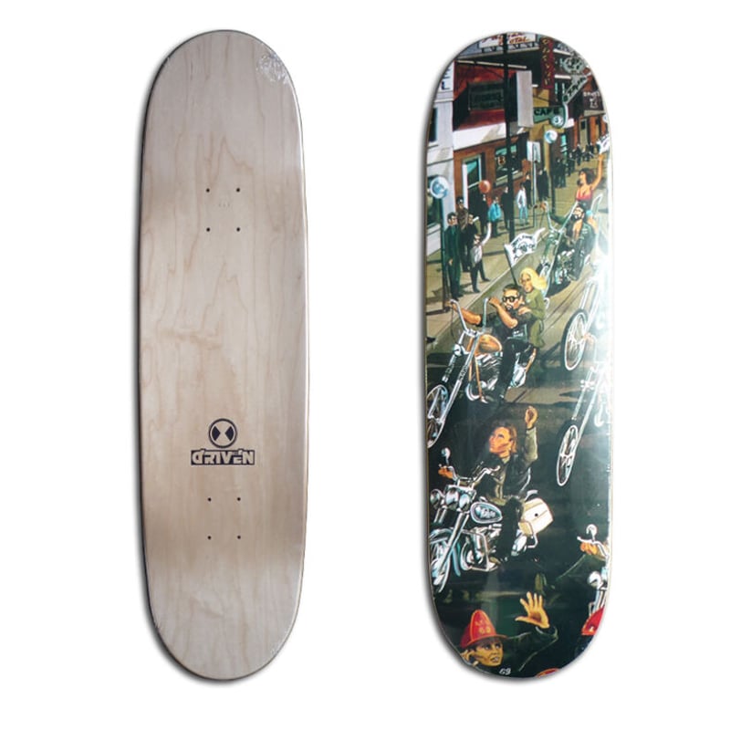 THE DRIVEN OUTLAW MOTORCYCLE PARADE DECK (9 x 3
