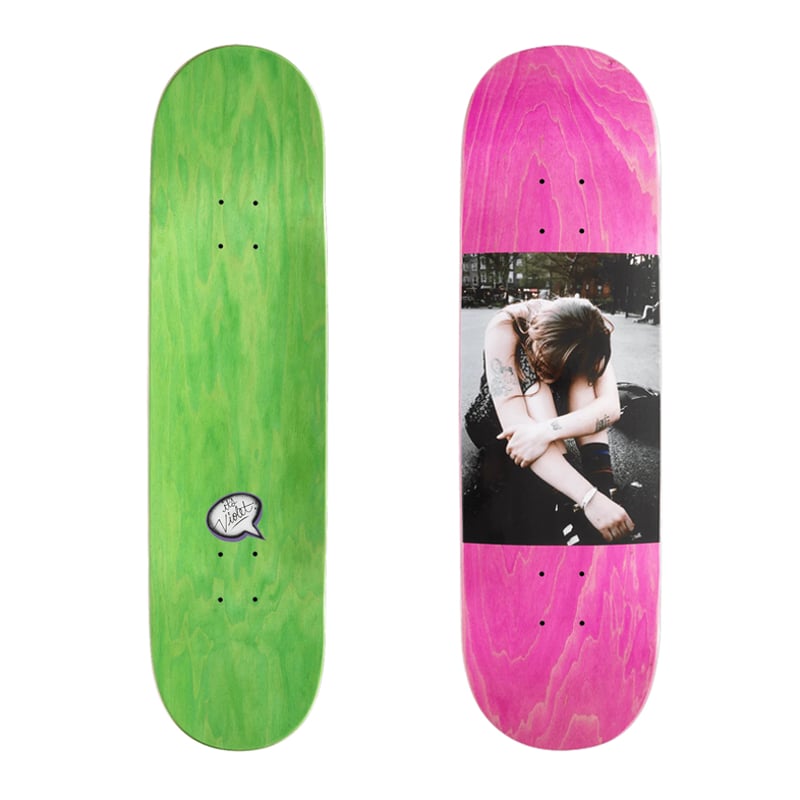 VIOLET BLANCA PRO DECK (8 x 31.7inch) | HESHDAWGZ