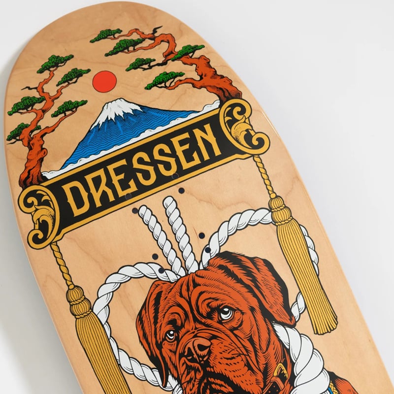 SANTA CRUZ ERIC DRESSEN SUMO DOG DECK (9 x 32.3