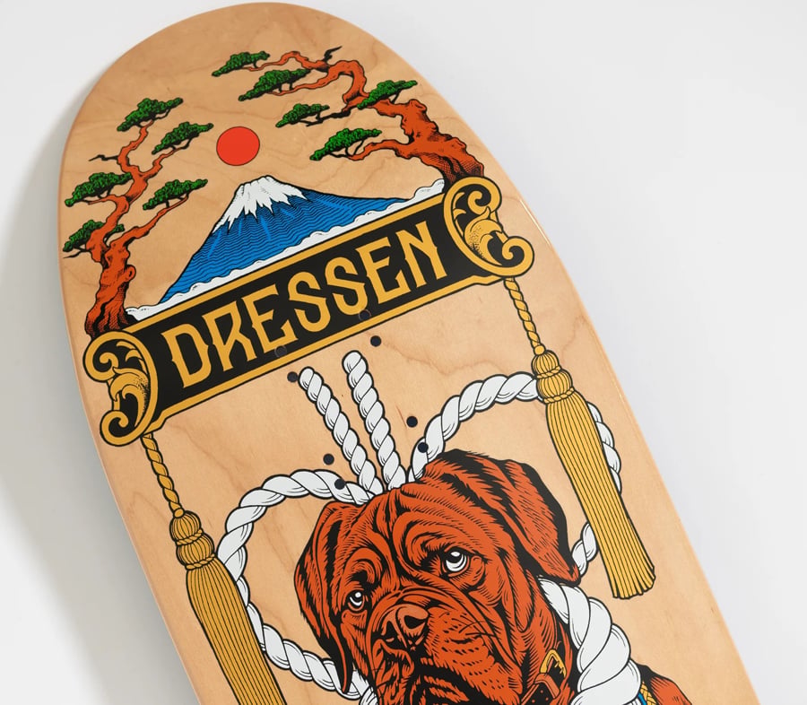 SANTA CRUZ ERIC DRESSEN SUMO DOG DECK (9 x 32.3