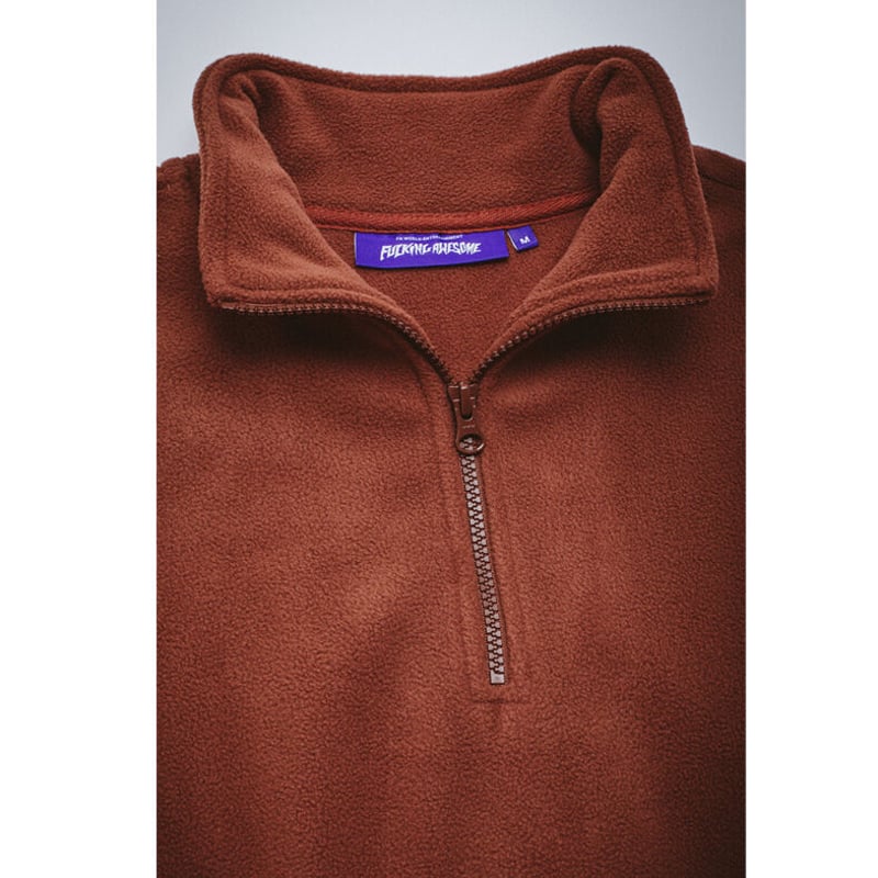 FUCKING AWESOME CUT OFF QUARTER ZIP POLAR FLEEC FUCKING AWESOME CUT OFF QUARTER ZIP POLAR FLEEC