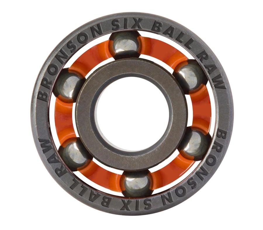 スケボー BRONSON ベアリング 6-BALL RAW BEARING BRONSON SIX BALL RAW BEARING | HESHDAWGZ