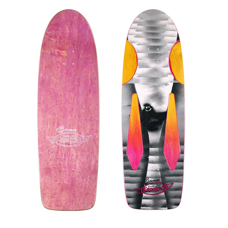 スケートボード krooked evilbeamer KROOKED PURE EVIL BIRD BEAMER 2 DECK (10.75 x 3