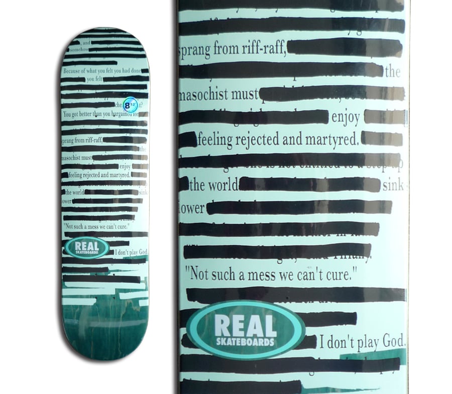 REAL NON FICTION DECK (8.12 x 32inch) | HESHDAWGZ
