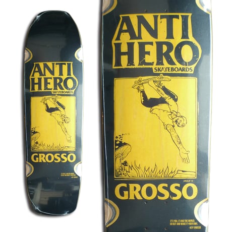 新品希少ANTIHERO JEFF GROSSO SCORCHTHEEARTH ANTI HERO 