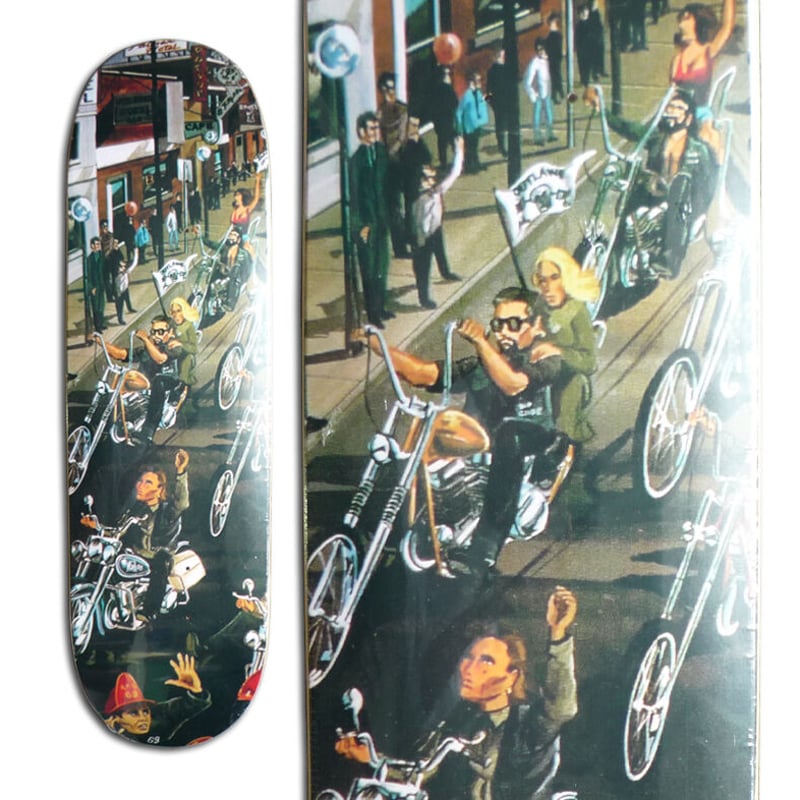 THE DRIVEN OUTLAW MOTORCYCLE PARADE DECK (9 x 3