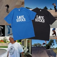 OURLIFE x IGNITION SKATE SHOP OUR LIFE SUCKS TEE