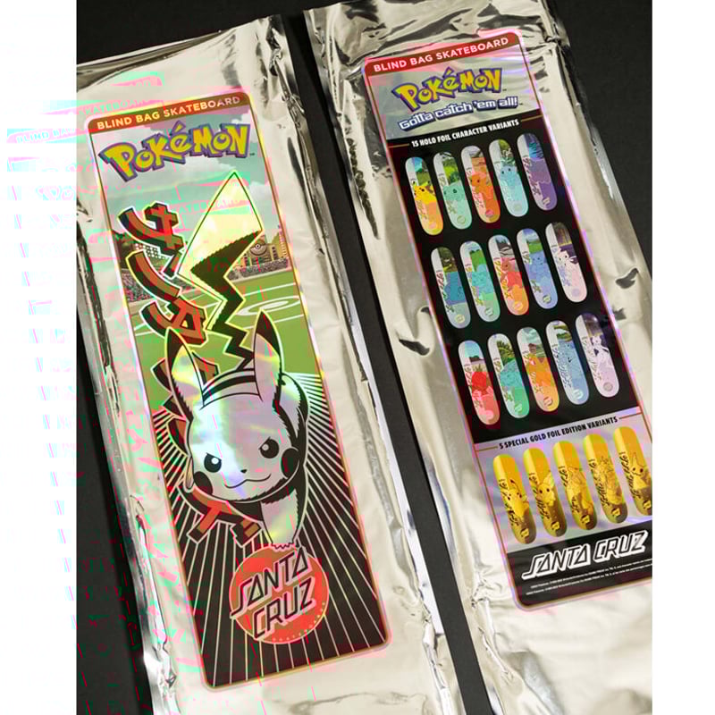 SANTA CRUZ x POKÉMON BLIND BAGS DECK (8 x 31.6i