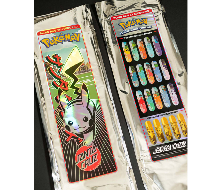 POKEMON SANTA CRUZ ポケモン サンタクルーズ デッキ スケボー SANTA CRUZ x POKÉMON BLIND BAGS DECK (8 x 31.6i