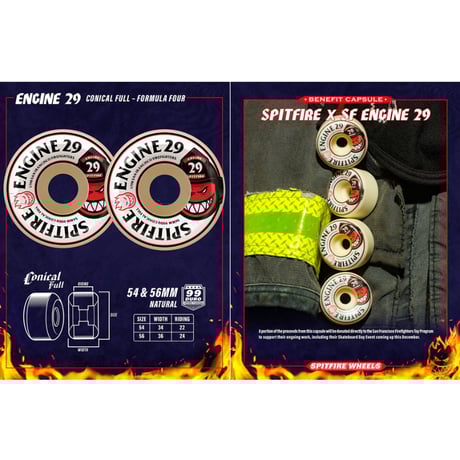 SPITFIRE FORMULA FOUR SF ENGINE 29 WHEEL CONICAL FULL SHAPE