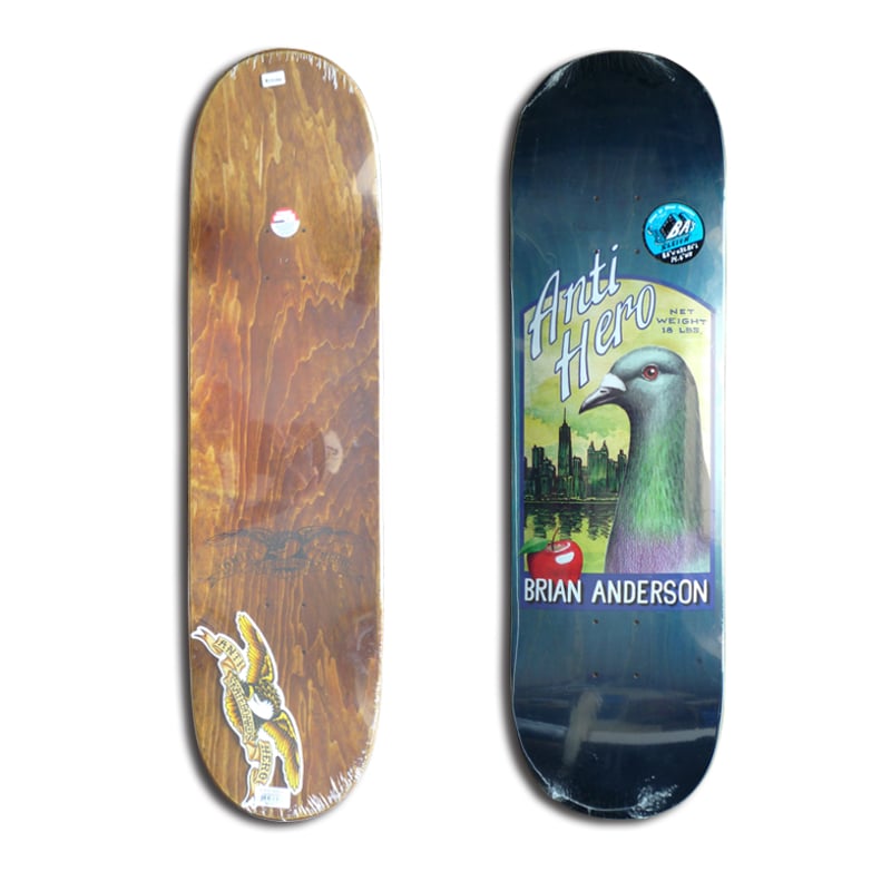 スケートボード ANTI HERO - Brian Anderson 1st DECK ANTI HERO BRIAN ANDERSON HOMERS DECK (8.62 x 32